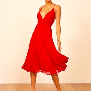 Red Reformation Dress